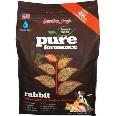 Grandma Lucys Grandma Lucys PureFormance Rabbit Freeze Dried Dog Food 3lb Dog Food & Treats