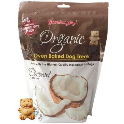 Grandma Lucys [10% OFF] Grandma Lucys Organic Coconut Oven Baked Dog Treats 14oz Dog Food & Treats
