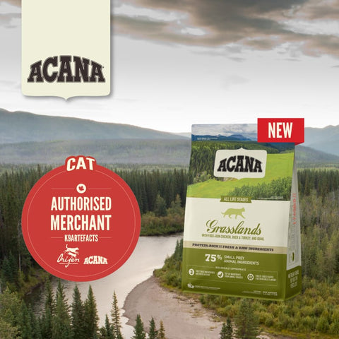 ACANA [ADDITIONAL 12% OFF] ACANA Regionals Grasslands Grain-free Dry Cat Food (3 Sizes) Cat Food & Treats