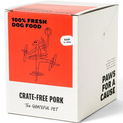 The Grateful Pet [LIMITED-TIME 10% OFF FOR 6KG] The Grateful Pet Crate-free Pork Raw Frozen Dog Food 2kg Dog Food & Treats