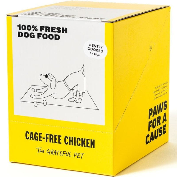 The Grateful Pet [LIMITED-TIME 10% OFF FOR 6KG] The Grateful Pet Gently Cooked Cage-free Chicken Frozen Dog Food 2kg Dog Food & Treats