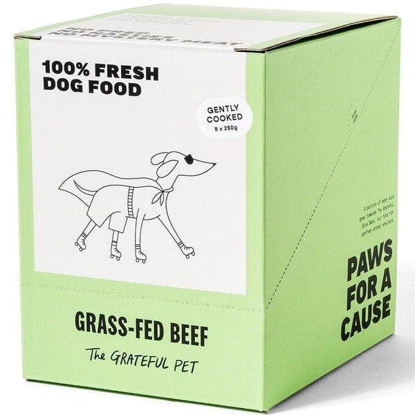 The Grateful Pet [LIMITED-TIME 10% OFF FOR 6KG] The Grateful Pet Gently Cooked Grass-fed Beef Frozen Dog food 2kg Dog Food & Treats