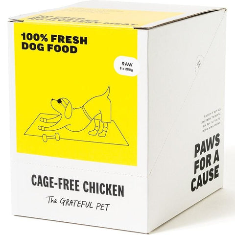 The Grateful Pet [LIMITED-TIME 10% OFF FOR 6KG] The Grateful Pet Cage-free Chicken Raw Frozen Dog Food 2kg Dog Food & Treats