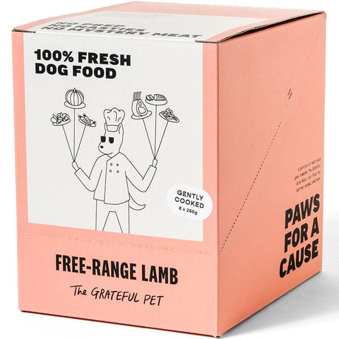 The Grateful Pet [LIMITED-TIME 10% OFF FOR 6KG] The Grateful Pet Gently Cooked Free-range Lamb Frozen Dog food 2kg Dog Food & Treats