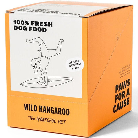 The Grateful Pet [LIMITED-TIME 10% OFF FOR 6KG] The Grateful Pet Gently Cooked Wild Kangaroo Frozen Dog food 2kg Dog Food & Treats
