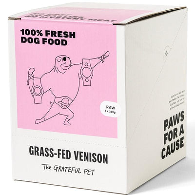 The Grateful Pet [LIMITED-TIME 10% OFF FOR 6KG] The Grateful Pet Grass-fed Venison Raw Frozen Dog Food 2kg Dog Food & Treats