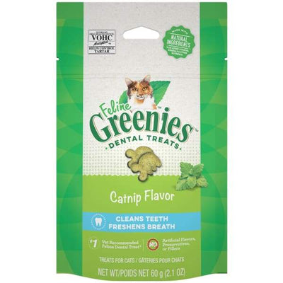 Greenies [20% OFF] Greenies Catnip Flavour Cat Dental Treats 2.1oz Cat Food & Treats