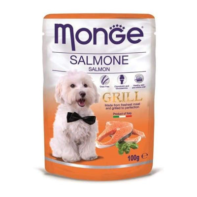 Monge Monge Grill Salmon Pouch Dog Food 100g Dog Food & Treats