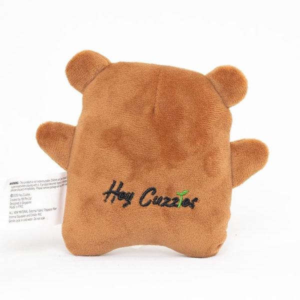 Hey Cuzzies Hey Cuzzies Mini Frenz Wendy The Brown Bear Dog Toy Dog Accessories