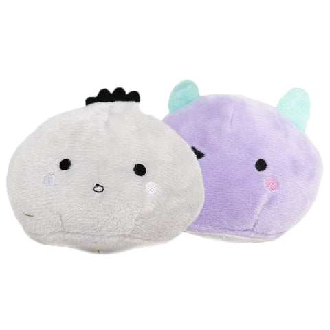 Hey Cuzzies Hey Cuzzies Mochi Monsters Grey & Purpur Dog Toy Dog Accessories