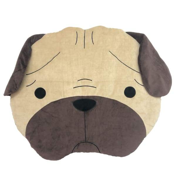 Hey Cuzzies [15% OFF] Hey Cuzzies Pug Head Organic Cotton Day Bed Dog Accessories