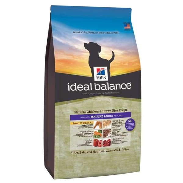 Hills Hills Ideal Balance Natural Chicken & Brown Rice Mature Adult Dry Dog Food 4lbs Dog Food & Treats