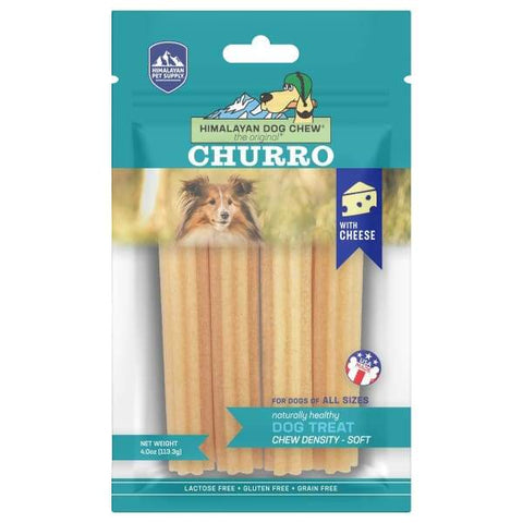 Himalayan Pet Supply [3 FOR $29] Himalayan Pet Supply CHURRO Cheese Dog Chew Dog Food & Treats