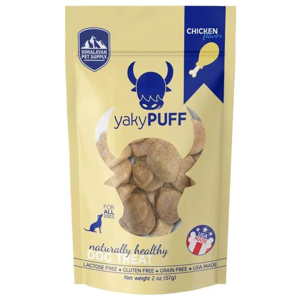 Himalayan Pet Supply [3 FOR $29] Himalayan Pet Supply yakyPUFF Chicken Dog Chew Dog Food & Treats