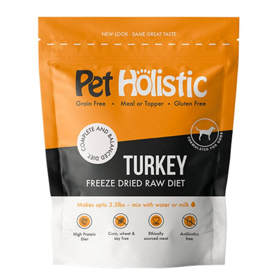 Pet Holistic [3 FOR $120] Pet Holistic Turkey Freeze Dried Raw Dog Food 14oz Dog Food & Treats