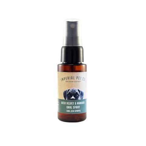 Imperial Pet Co. Imperial Pet Co. Deer Velvet & Manuka Oral Spray for Dogs 30ml Dog Healthcare