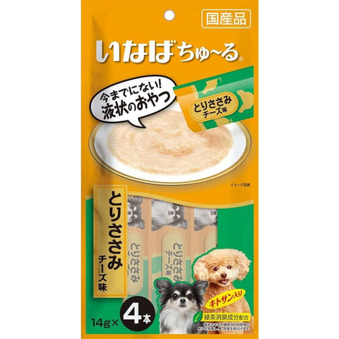 Inaba [BUY 2 FREE 1] Inaba Wan Chu Ru Chicken Fillet & Cheese Creamy Dog Treats 56g Dog Food & Treats