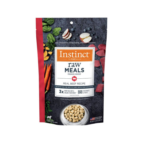 Instinct Instinct Freeze-Dried Raw Meal Grain-Free Beef Recipe Dog Food 9.5oz Dog Food & Treats