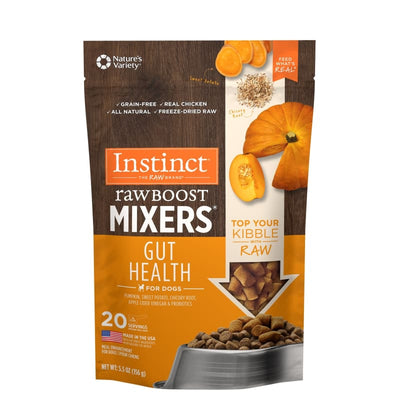 Instinct Instinct Freeze-Dried Raw Boost Mixers Grain-Free Gut Health Recipe Dog Food Topper (2 Sizes) Dog Food & Treats