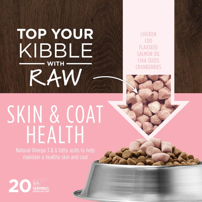Instinct Instinct Freeze-Dried Raw Boost Mixers Grain-Free Skin & Coat Health Recipe Dog Food Topper (2 Sizes) Dog Food & Treats