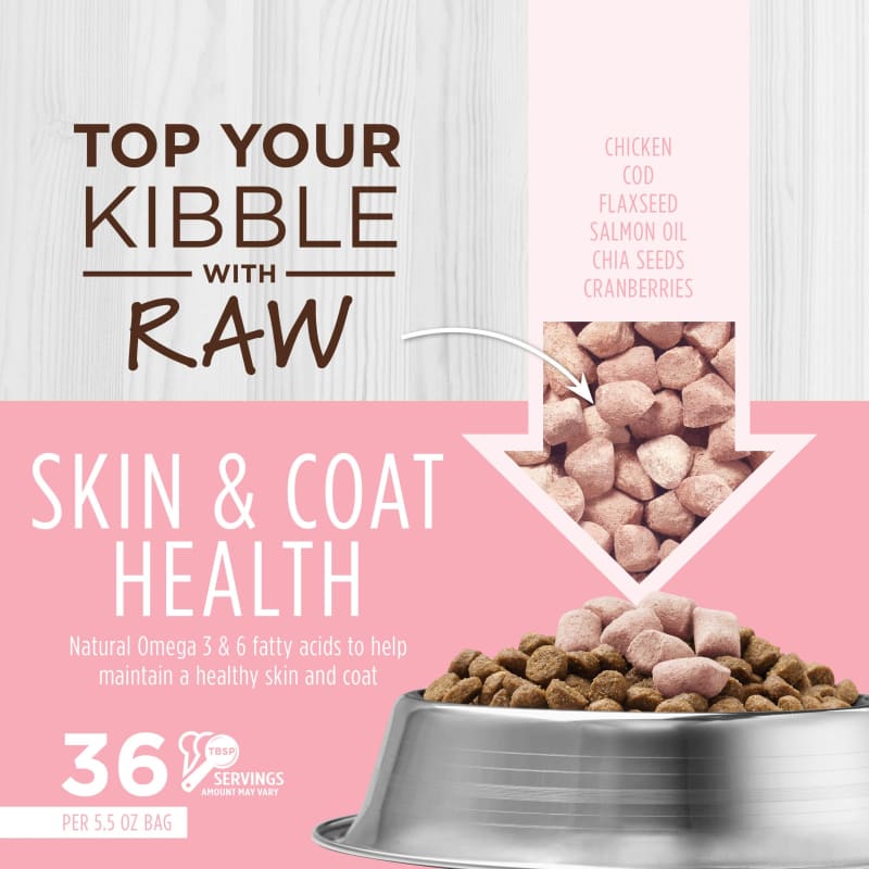Instinct Instinct Freeze-Dried Raw Boost Mixers Grain-Free Skin & Coat Recipe Cat Food Topper (2 Sizes) Cat Food & Treats
