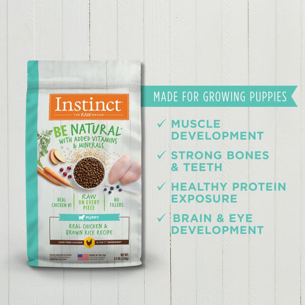 Instinct Instinct Be Natural Puppy Real Chicken & Brown Rice Recipe Dry Dog Food (2 Sizes) Dog Food & Treats