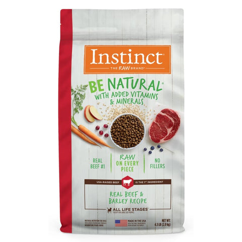 Instinct Instinct Be Natural Real Beef & Barley Recipe Dry Dog Food (2 Sizes) Dog Food & Treats