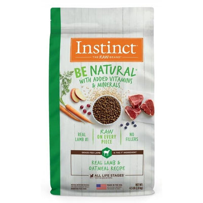 Instinct Instinct Be Natural Real Lamb & Oatmeal Recipe Dry Dog Food (2 Sizes) Dog Food & Treats