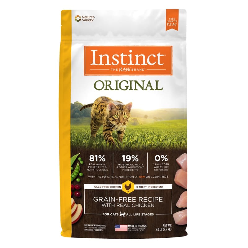 Instinct Instinct Original Grain-Free Recipe with Real Chicken Dry Cat Food (2 Sizes) Cat Food & Treats