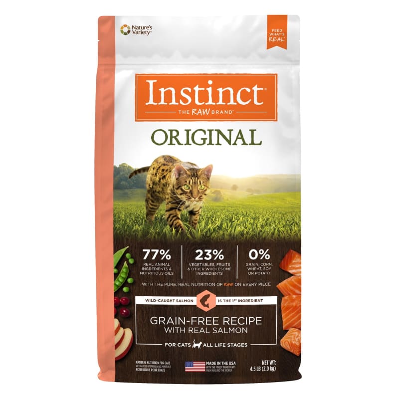 Instinct Instinct Original Grain-Free Recipe with Real Salmon Dry Cat Food (2 Sizes) Cat Food & Treats