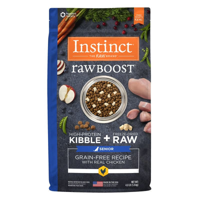 Instinct Instinct Raw Boost Grain-free Kibble With Real Chicken Senior Dry Dog Food (2 Sizes) Dog Food & Treats