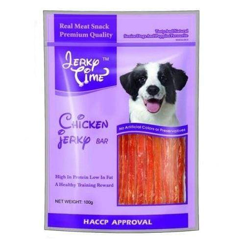 Jerky Time Jerky Time Chicken Jerky Bar 100g/500g Dog Treats Dog Food & Treats