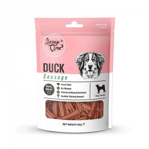 Jerky Time Jerky Time Duck Sausage Dog Treats 80g Dog Food & Treats