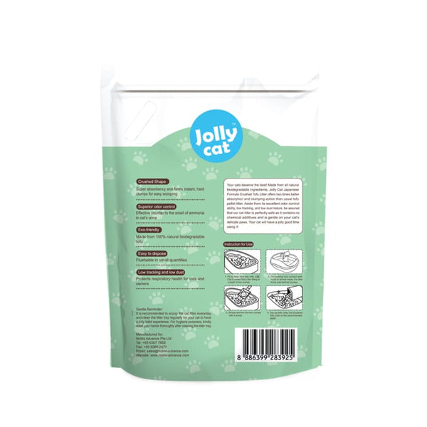 Jolly Cat [LIMITED-TIME 29% OFF] Jolly Cat Jasmine Crushed Tofu Litter 6L cat litter