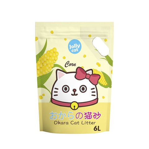Jolly Cat [LIMITED-TIME 49% OFF] Jolly Cat Okara Corn Litter 6 x 6L cat litter