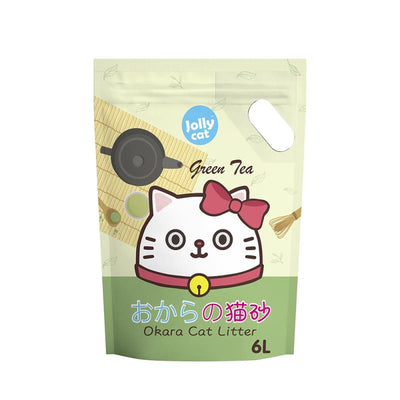 Jolly Cat [LIMITED-TIME 49% OFF] Jolly Cat Okara Green Tea Litter 6L cat litter