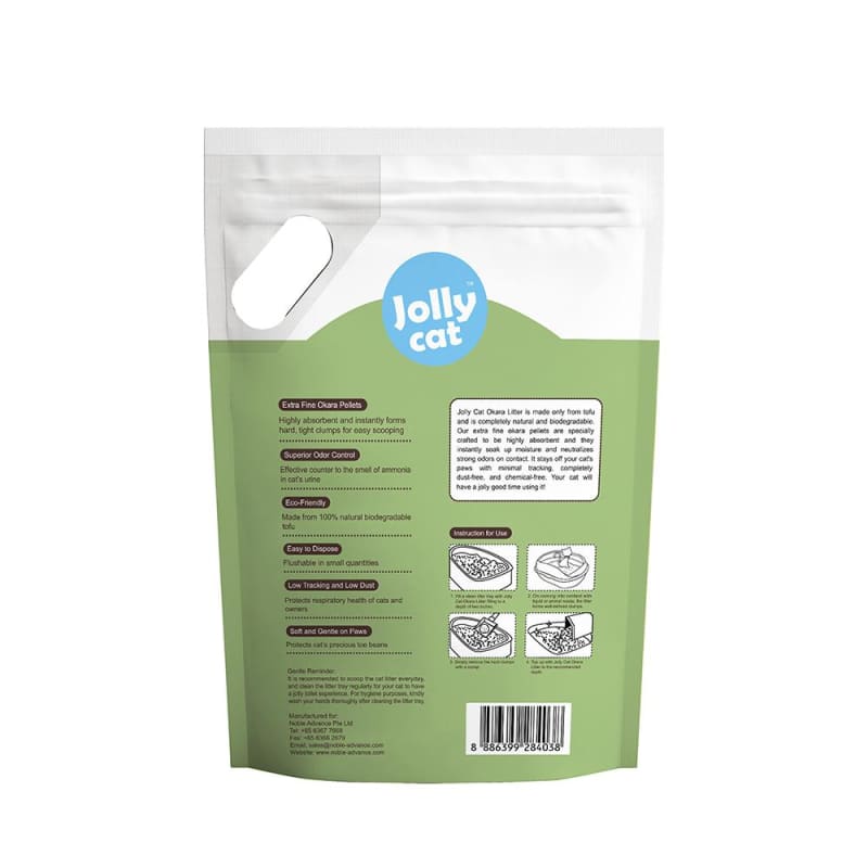 Jolly Cat [LIMITED-TIME 49% OFF] Jolly Cat Okara Green Tea Litter 6L cat litter