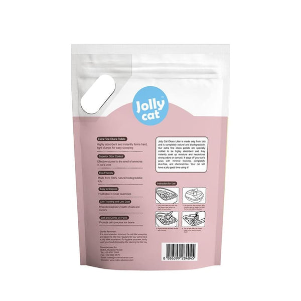 Jolly Cat [LIMITED-TIME 49% OFF] Jolly Cat Okara Peach Litter 6 x 6L cat litter