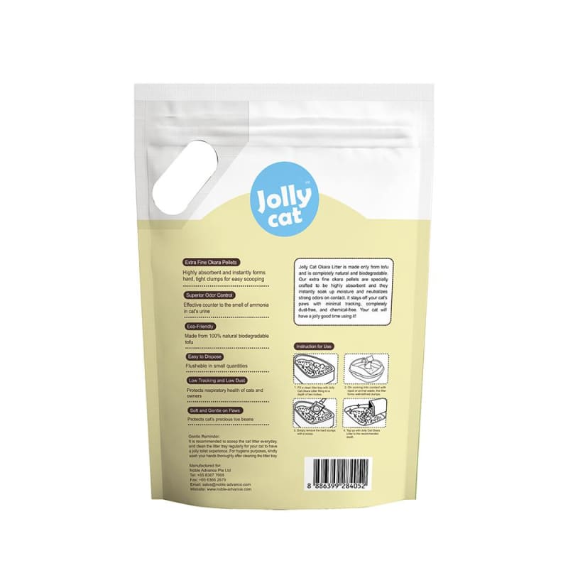 Jolly Cat [LIMITED-TIME 49% OFF] Jolly Cat Okara Soya Bean Litter 6 x 6L cat litter