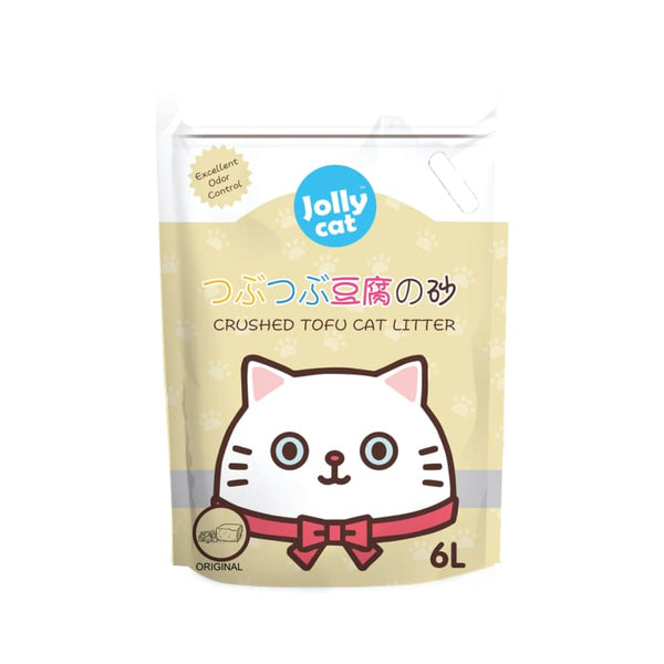 Jolly Cat [LIMITED-TIME 29% OFF] Jolly Cat Original Crushed Tofu Litter 6L cat litter