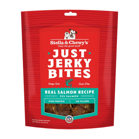Stella & Chewy’s Stella & Chewy’s Just Jerky Bites Salmon Dog Treats 6oz Dog Food & Treats