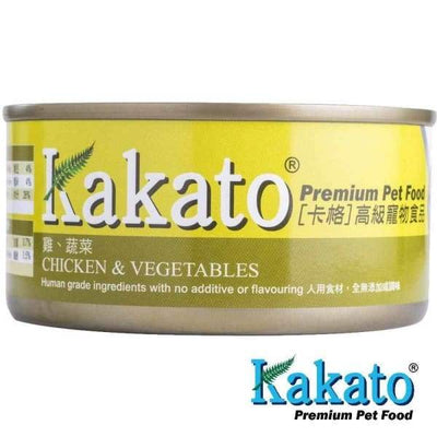 Kakato Kakato Chicken & Vegetables Canned Dog & Cat Food 170g Dog Food & Treats