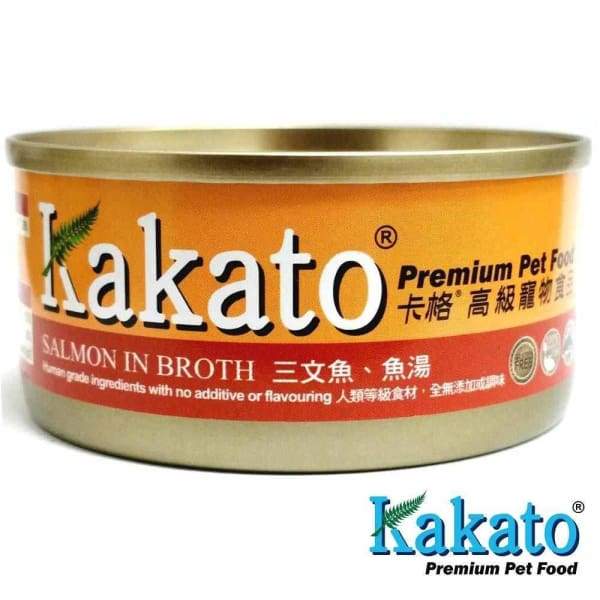 Kakato Kakato Salmon In Broth Canned Dog & Cat Food 70g & 170g Dog Food & Treats