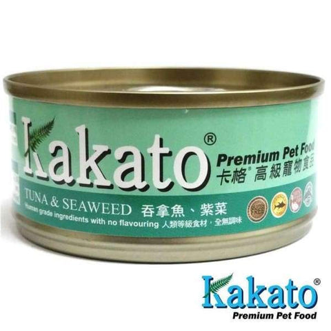 Kakato Kakato Tuna & Seaweed Canned & Cat Dog Food 70g & 170g Dog Food & Treats