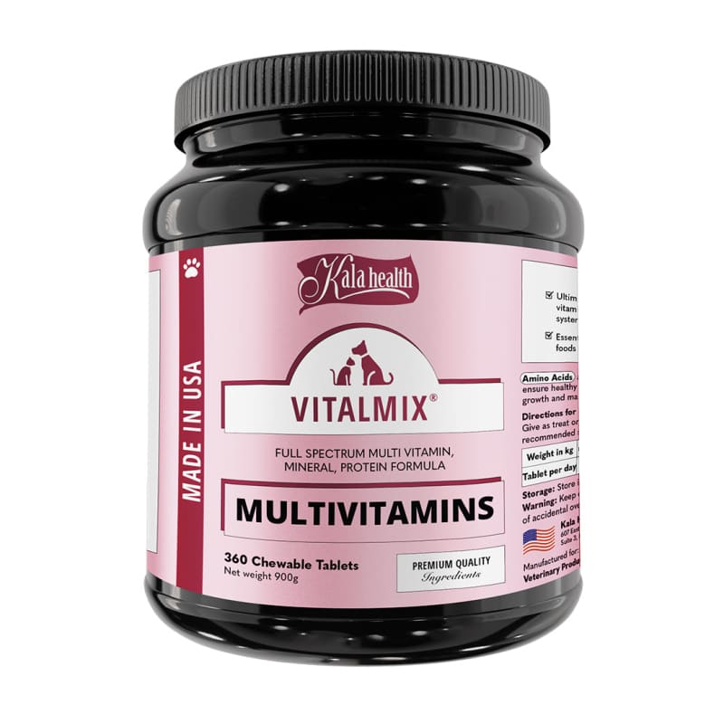 Kala Health [20% OFF] Kala Health Vitalmix Full Spectrum Multi Vitamin Mineral & Protein Formula Pet Supplement (3 Sizes) Dog Healthcare