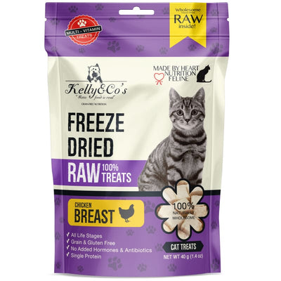 Kelly & Co’s Kelly & Co’s Chicken Breast Freeze-Dried Raw Cat Treats 40g Cat Food & Treats
