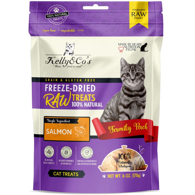 Kelly & Co’s Kelly & Co’s Family Pack Salmon Freeze-Dried Raw Cat Treats 170g Cat Food & Treats