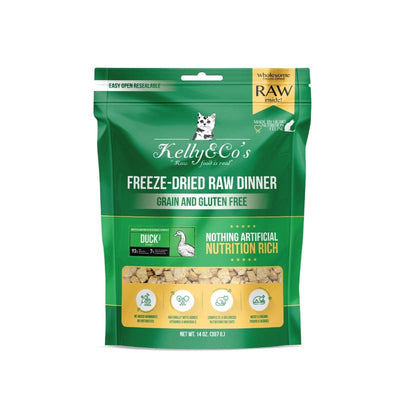 Kelly & Co’s [2 FOR $88] Kelly & Co’s Duck Freeze-Dried Raw Cat Food 14oz Cat Food & Treats