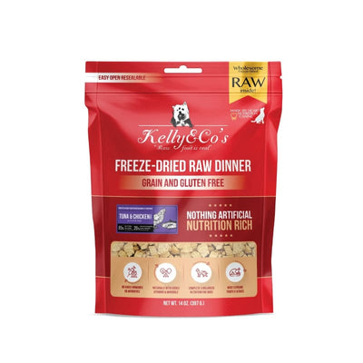 Kelly & Co’s [2 FOR $88] Kelly & Co’s Tuna & Chicken Freeze-Dried Raw Dinner Dog Food 14oz Dog Food & Treats