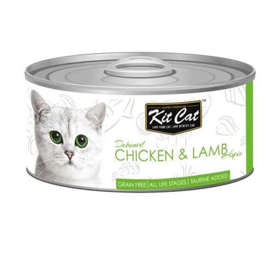 Kit Cat Kit Cat Grain-Free Deboned Chicken & Lamb Toppers Canned Cat Food 80g Cat Food & Treats